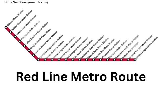 Red Line Metro Route