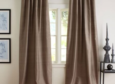 How different cultures approach silk curtain designs in office settings?